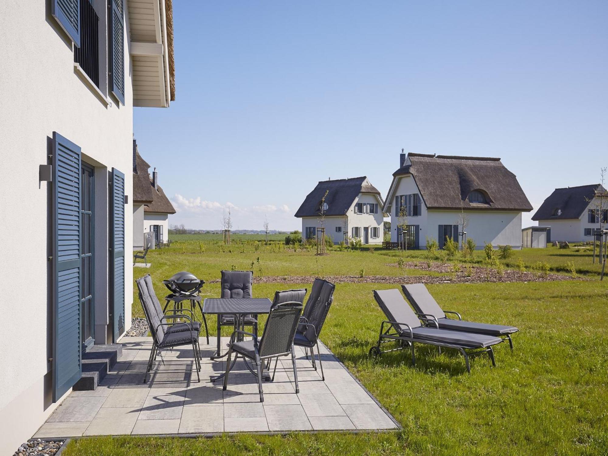 Reetland Am Meer - Premium Reetdachvilla Mit 3 Schlafzimmern, Sauna Und Kamin F07 ดรันส์เคอ ภายนอก รูปภาพ
